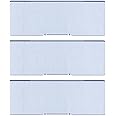 Blank Checks Paper Stock-Checks 3 On A Page-100 Per Pack (Blue Diamond)