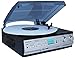 Boytone BT-17DJS-C,6 IN1,3 Speed Stereo Turntable 2 Built in Speakers Digital LCD Display AM/FM Radio + Supports USB/SD/AUX+ Cassette/ MP3/WMA Playback /Recorder/ Headphone Jack + Remote Control