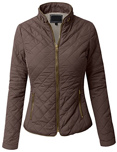 NE PEOPLE Womens Lightweight Quilted Zip Jacket