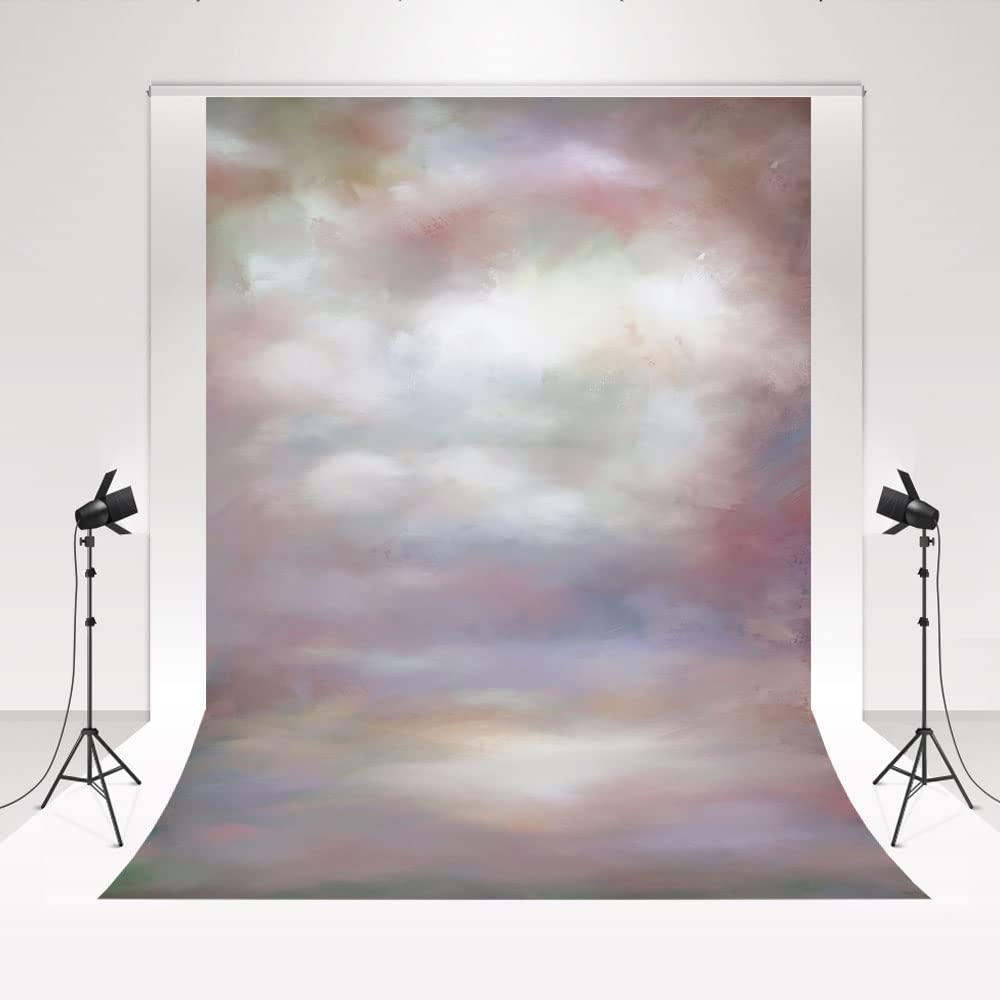 Kate Textured Photography Backdrop - 1.5 * 2.2m/5 * 7ft Smoked Colorful Family Party Photo Curtain Microfiber Portrait Photography Studio Background