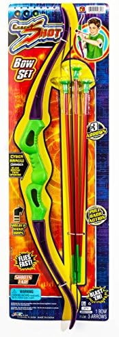 Bow and Arrow by 2Goodshop | Kids Toys Archery Set with 1 Bow 3 Arrows and Molded Hand Grip | Item #660