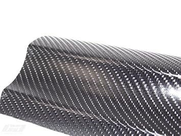 Teckwrap Auto Folie Camouflage Tarnfolie 10,52€/m² Luftkanäle Blasenfrei Verlegen (4D Carbon schwarz 1m x152cm)