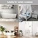 Bathroom Rug Mats Set 3 Piece Toilet Carpet Rugs Includes Contour Mat and Lid Cover, Non Slip Shaggy mat Machine Wash/Dry, Great Plush Mats for Tub Shower (Coffe Tan 32