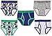 Trimfit Boys 100% Cotton Tagless Assorted Briefs 5-Pack, Dino Camo, X-Large…