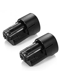 Batería de repuesto compatible con Bosch BAT411 de 10,8 V, 2,5 Ah, batería de iones de litio, 2 unidades