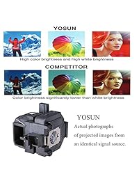 YOSUN   Bombilla de proyector para Epson PowerLite Home Cinema 3020 3010