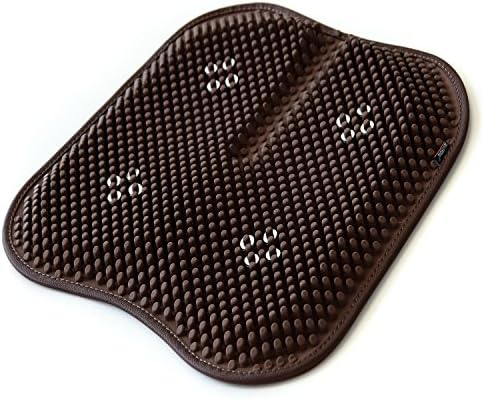 Non-Slip Coccyx Orthopedic Silicone Gel Office Chair and Car Seat Cushion for Back Pain and Sciatica Relief-Besstrong(Chocolate)