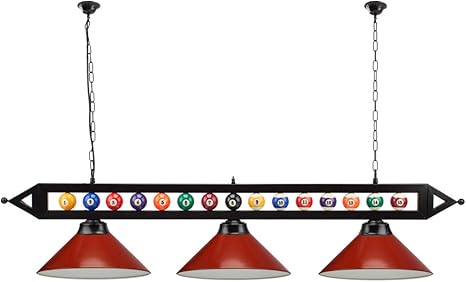 9 foot pool table light