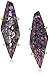 Kendra Scott Belinda Gold Navy Crackle Illusion Stud Earrings