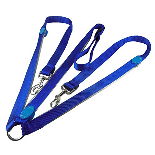 BININBOX LED Horse Breastplate Collar Equestrian Riding Bridle Halter Safety Light Horses Neck Belt Equipment Horsing Accessory Horseback (Blue)