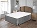 Utopia Bedding Bed Skirt 100% Cotton (Grey, Queen)