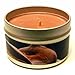 Genuine Leather 4oz, Super Scented Soy Candle Tin