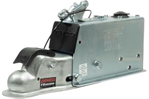 DEMCO EZ Demco DA70 Surge Brake Actuator for Hydraulic Drum Brakes 7K EZ-Latch 2"" Ball (8705001), Silver