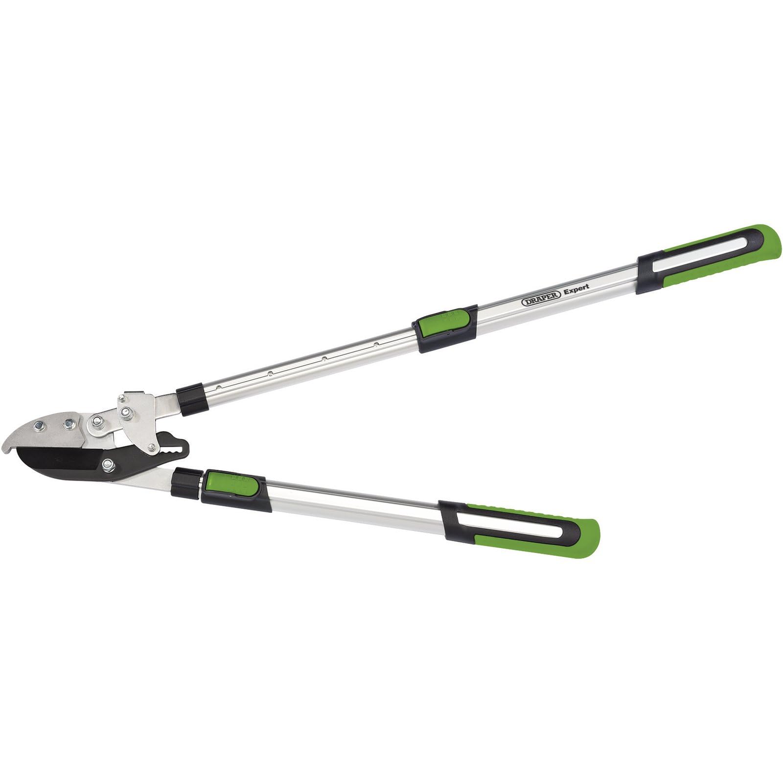 Draper 36826 Telescopic Soft Grip Anvil Ratchet Action Loppers with Aluminium Handles