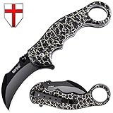 Grand Way Folding Karambit Knife - Pocket Karambit Claw Knives - Best Spring Assisted Knife - Top Csgo Tactical Karambit 10486