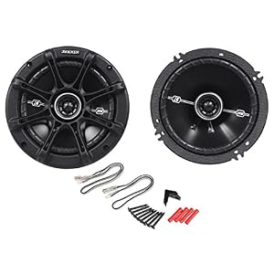 Kicker 41DSC654 6-1/2″ 6.5″ D-Series 240 Watts Peak/60 Watts RMS 3-Way Car Speakers DSC65 with Thin-profile Woofers