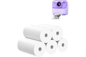 5 Rolls Kids Instant Camera Print Refill Paper for masterbee P79,UYRUREL Eco-friendly Thermal Printing Paper for Children's C