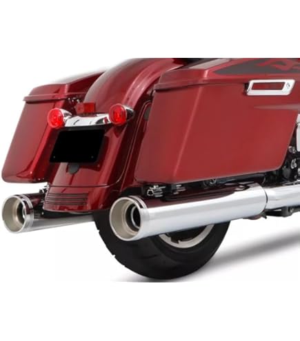 Amazon.com: Vance & Hines Titan Oversized 450 Slip Ons Black with