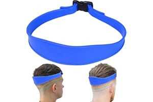 Neckline Shaving Template Adjustable Silicone Hair Guide for Men DIY Haircuts Beard Line Up Reusable Easy Clean Portable Hair
