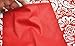 100% Cotton Machine Washable Kitchen Apron Cooking Apron Baking Apron with 2 Pockets (Red)