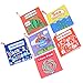 FunsLane Baby Bath Books, Soft Cloth Books for Babies First Year Gift, Activity Fabric Non-Toxic Crinkle Books, Infants Boys and Girls Early Educational Learning Toys, Baby Shower