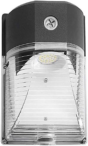 LED Wall Pack Light, 25W 3000lm 5000K (Dusk-to-Dawn Photocell,Waterproof IP65), 150-250W MH/HPS Replacement,Outdoor Security Lighting,1Pack