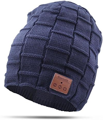 Bluetooth Beanie Hat, Vicotech Wireless 4.1 Hand - Free Knit Hat Cap with Musicphone Speakerphone Stereo Headphone for Fitness Outdoor Sports &amp; Unique Christmas Tech Gifts for Women Men Boys and Girls
