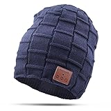Bluetooth Beanie Hat, Vicotech Wireless 4.1 Hand - Free Knit Hat Cap with Musicphone Speakerphone Stereo Headphone for Fitness Outdoor Sports & Unique Christmas Tech Gifts for Women Men Boys and Girls