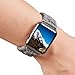 XUANTAI Apple Watch Band 44mm Series 4, Paracord Band Replacement Strap Compatible with Apple Watch Series 5 Series 4 Series 3 Series 2 Series 1 44mm 42mm, Silver