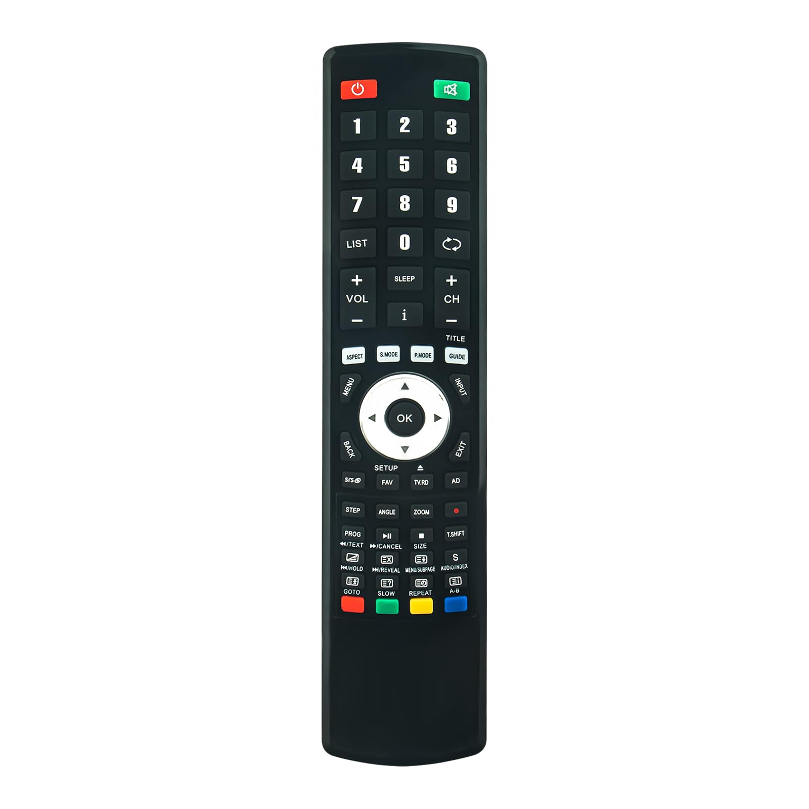 VINABTY Replacement Remote Controls Applicable For MATSUI LCD DVD TV M15DVDB19 M19DVDB19 M22DVDB19 M26DVDB19 and Work for LOGIK TV L32DLCD11 L32LCD11 L40LCD11 L40LED11