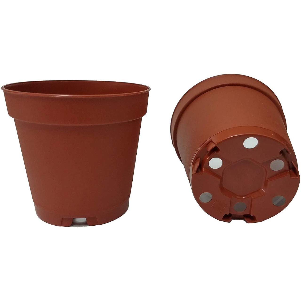 100 New 2 Inch Plastic Nursery Pots ~ Pots are 2 Inch Round at The Top and 1.9 Inch Deep Color: Terracotta