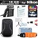 16GB Accessories Kit for Nikon COOLPIX AW120, AW110, AW130, W300 Waterproof Digital Camera Includes 16GB High Speed SD Memory Card + Replacement EN-EL12 Battery + AC/DC Charger + Case + Float Strap +