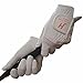 FINGER TEN Womens Ladies Golf Rain Gloves Pair Both Hand or 2 Pack Left Right Hand, Wet Hot Cool Grip, Fit Small Medium Large XL (White&Pink, Small, Ambidextrous)