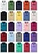 JC DISTRO Mens Regular Fit Fashion Dress Shirt w/Reversible Cuff (Big