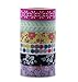 LolliZ® Washi Tape – Flower Bouquet Set with Six Rolls of Fun and Festive Colors