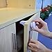 Baby Safety Magnetic Child Cabinet Locks - Baby Proof & Easy to Install - No Tools, Drilling or Screws to Damage your Cabinets, Cupboards, Drawers [4 Locks + 1 Key]
