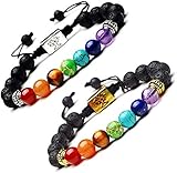 Crintiff - 7 Chakra healing bracelet with ajustable