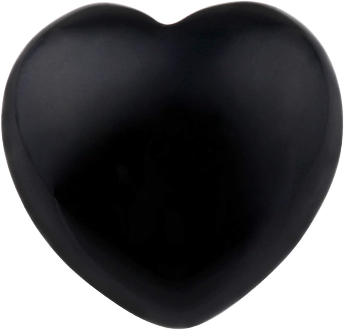 rockcloud Healing Crystals Puff Heart & Guardian Angel Figurine Carved Worry Stone Chakra Reiki Balancing Set, Tiger's Eye & Black Obsidian: Home & Kitchen