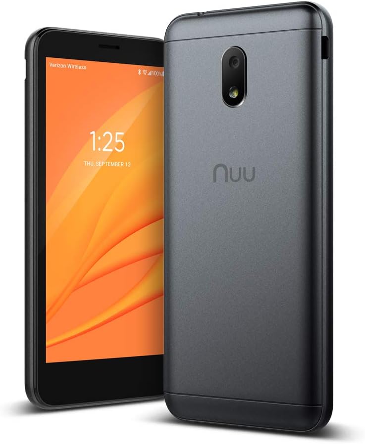 Verizon Certified NUU Mobile A6L Unlocked 5.0" Dual SIM 4G LTE GSM Android Smartphone with 250 Verizon Prepaid Card