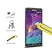 KATIN Galaxy Note 4 Screen Protector - [2-Pack] For Samsung Galaxy Note 4 Tempered Glass Bubble free, 9H Hardness with Lifetime Replacement Warranty
