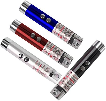 Red : Keychain Infrared UV Torch 3 in 1 Mini LED FlashLight Laser Pen Pointer Beam