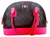 Coach Signature Mini Cora Dome Satchel 34710