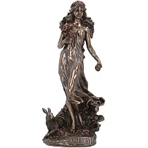 Amazon.com: Nemesis Now Ostara - Figura de bronce de diosa de ...