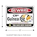 Bigtime Signs Beware of Guinea Pig Warning Sign - 9