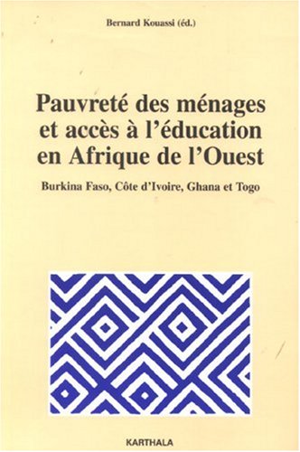 Pauvreté des ménages et accès à l'éducation en Afrique de l'Ouest