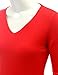 Doublju Fitted V-Neck Soft Knit Sweater Dress (Plus size available)