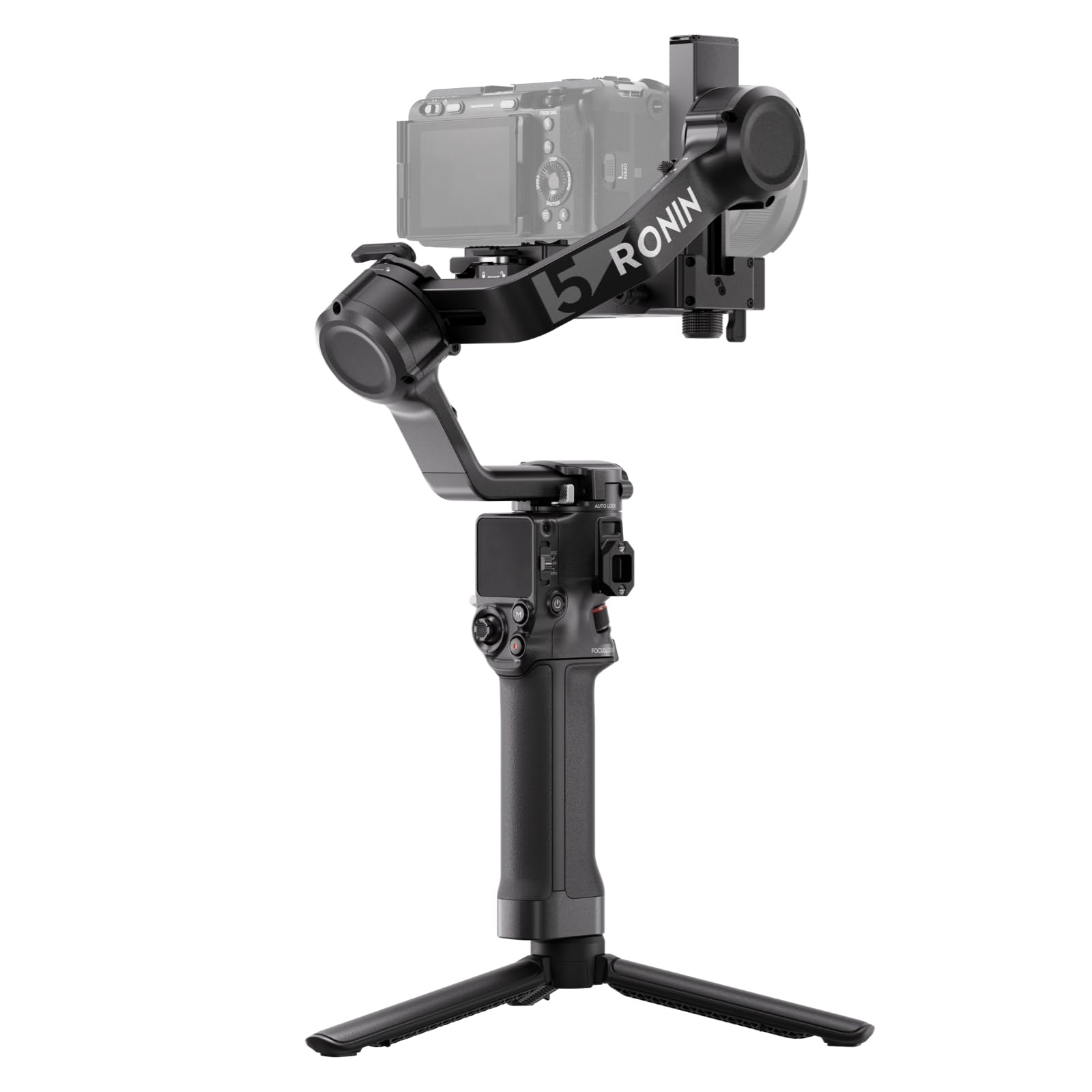 Photo 1 of DJI RS 5, Gimbal Stabilizer for Camera Canon/Sony/Panasonic/Nikon/Fujifilm, Fine-Tuning Knobs, 2nd-Gen Automated Axis Locks, Quick-Open Tripod, New Z-Axis Indicator