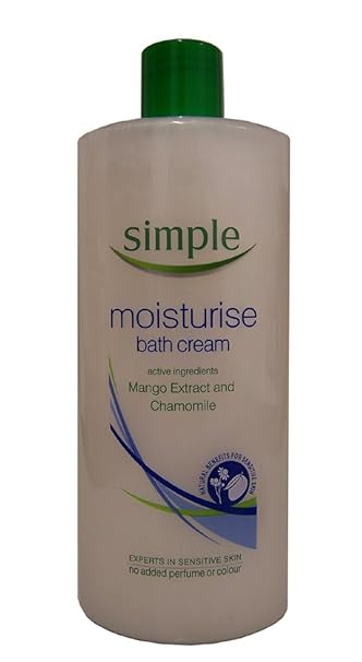 simple moisturising bath cream