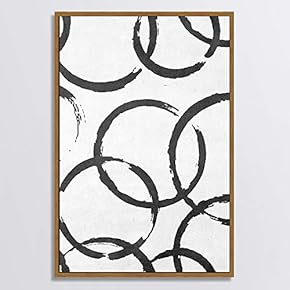signwin Framed Canvas Wall Art Black and White...