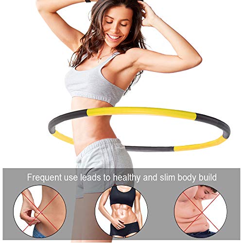 ATIVAFIT Hula Hoop (Yellow/Grey)